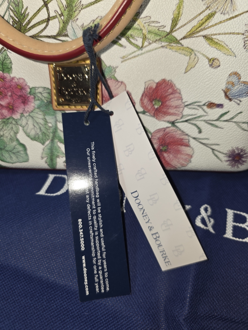 NWT Dooney & Bourke Geena Botanical Collection Satchel - Picture 2 of 10